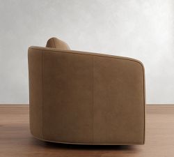 Remmy Leather Swivel Chair