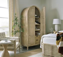 Anders Cane Storage Cabinet (23&quot;)