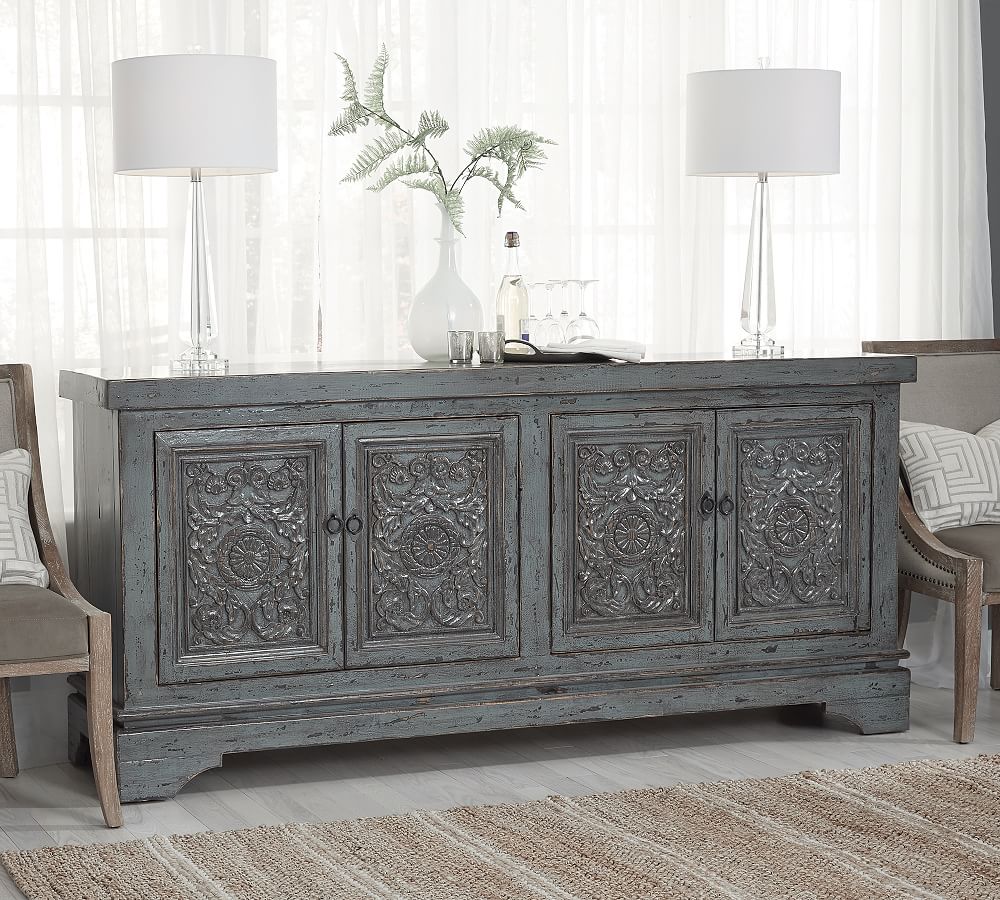 Antonio Carved Wood Buffet