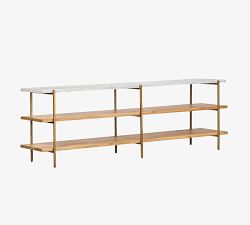 Modern Marble Media Console