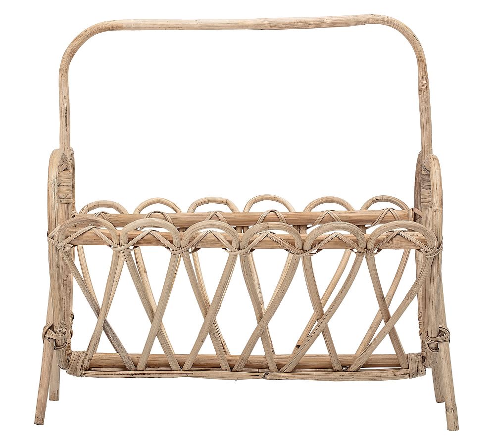 Rattan Magazine Rack