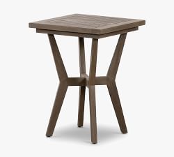 Raylan Teak Outdoor Square Outdoor End Table