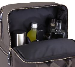 Waxed Canvas Bar Backpack Portable Cocktail Set