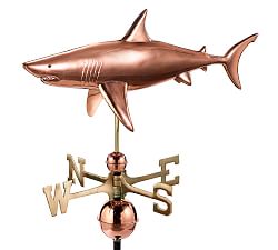 Shark Copper Weathervane