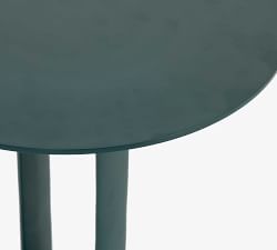 Charlesbourg Round Metal End Table (17.5&quot;)