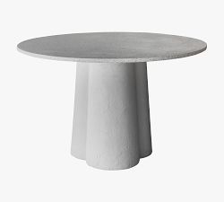 Alexi Concrete Round Outdoor Dining Table (47&quot;)