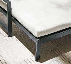 Indio Metal 2-Piece Loveseat Chaise Outdoor Sectional