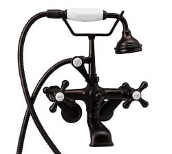 Lyane Wall Mounted Tub Filler with Handshower