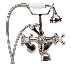 Lyane Wall Mounted Tub Filler with Handshower