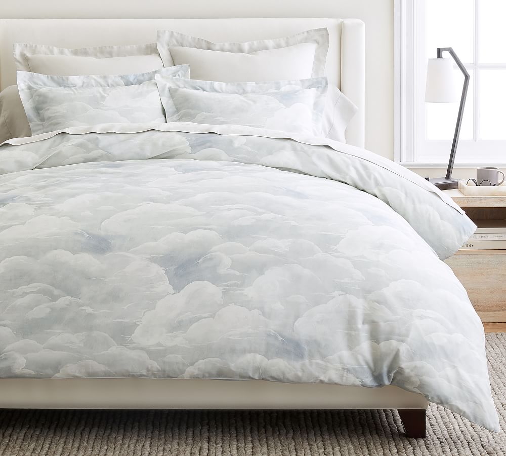 Open Box: Cloud Organic Percale Duvet Cover
