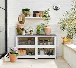 Aged Zinc Watering Cans