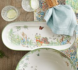 Peter Rabbit&#8482; Garden Stoneware Cookie Platter