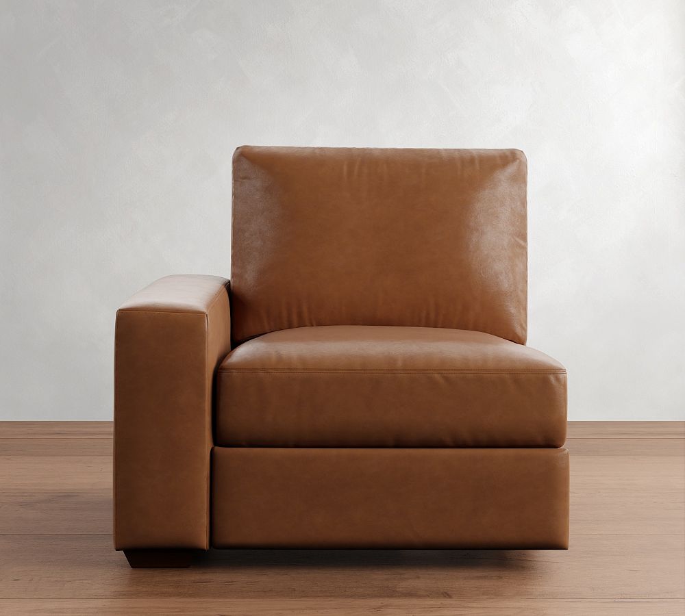 Build Your Own Big Sur Square Arm Leather Sectional