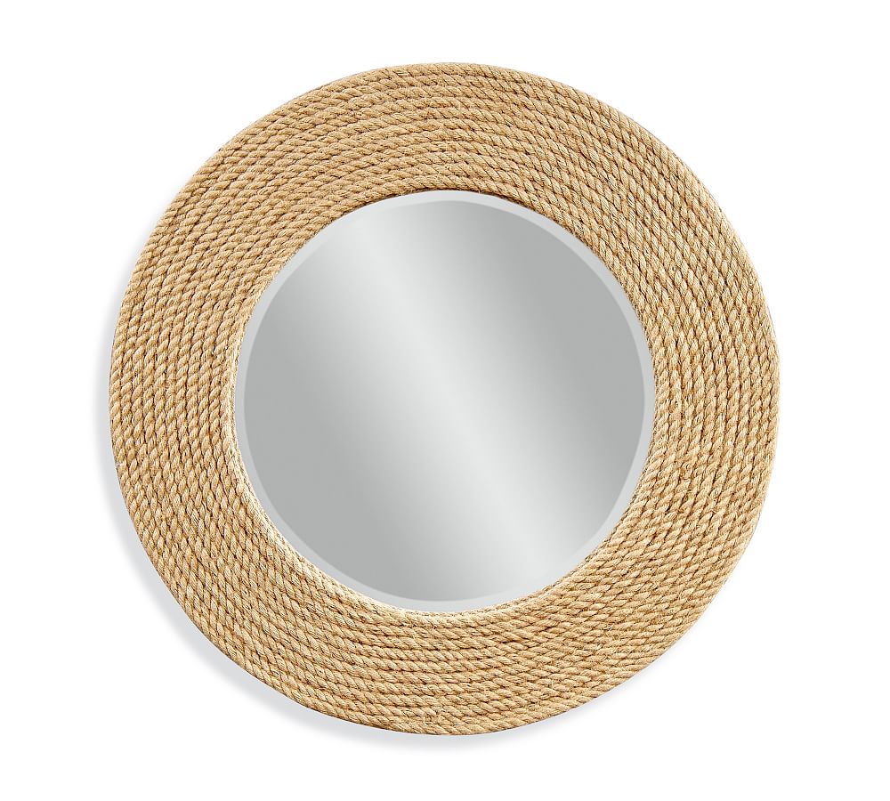 Cape Cod Round Rope Mirror 36&quot;