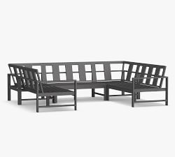 Indio Metal 5-Piece Loveseat Outdoor Sectional (105&quot;)