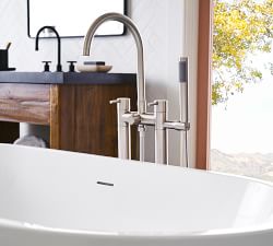 Keylan Floor Mounted Tub Filler with Handshower