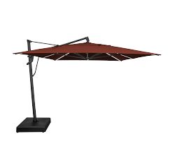 10'x13' Rectangular Breenan Starlux Outdoor Umbrella with Base