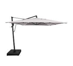 10'x13' Rectangular Breenan Starlux Outdoor Umbrella with Base