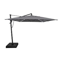 10'x13' Rectangular Breenan Starlux Outdoor Umbrella with Base