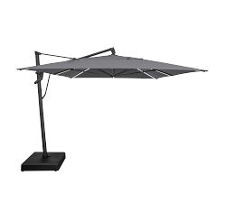 10'x13' Rectangular Breenan Starlux Outdoor Umbrella with Base