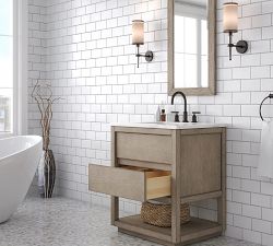 Joanne 30&quot; Marble Top Single Sink Vanity