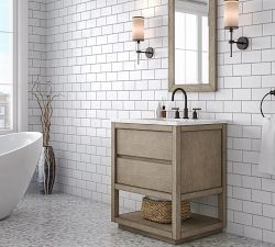 Joanne 30&quot; Marble Top Single Sink Vanity