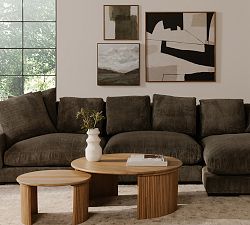Kyler Oval Coffee Table (24&quot;-39&quot;)