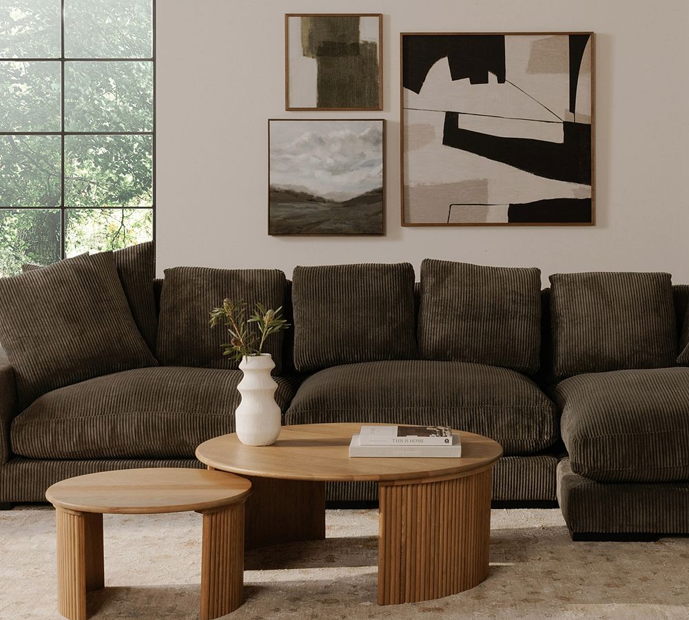 Kyler Oval Coffee Table (24&quot;-39&quot;)