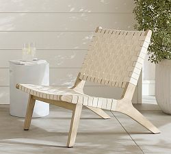 Abbott Acacia Woven Outdoor Lounge Chair