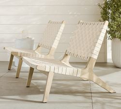 Abbott Acacia Woven Outdoor Lounge Chair