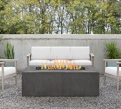 Arbor Concrete Rectangular Fire Pit