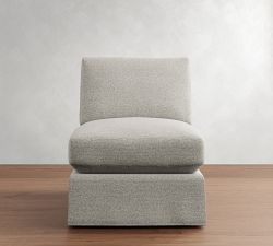 PB Comfort Modern Square Arm Sectional Component Replacement Slipcovers