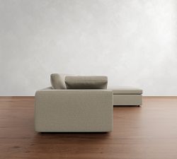 Dream Wide Arm Modular Chaise Sectional - Storage Available (129&quot;&ndash;172&quot;)