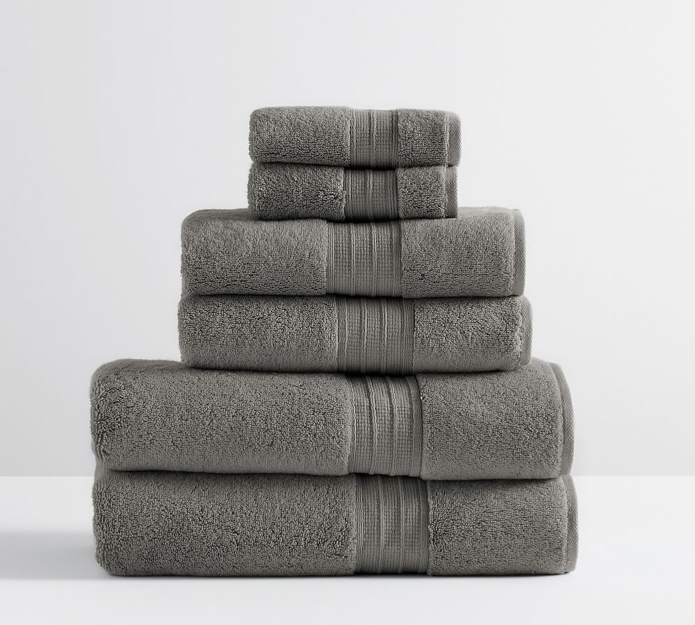 Hydrocotton Towel Bundle - Set of 6 Flagstone