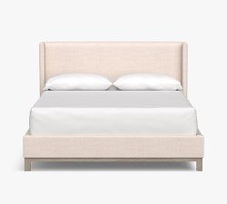 Jake Upholstered Platform Bed Wood Base