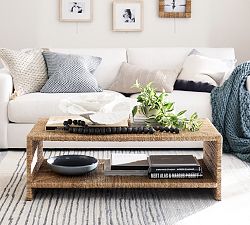 Malibu Rectangular Woven Coffee Table (48&quot;)