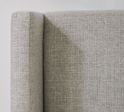 Jake Upholstered Platform Bed Wood Base