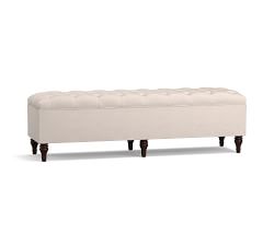 Lorraine Tufted Upholstered King Storage Bench (71&quot;)