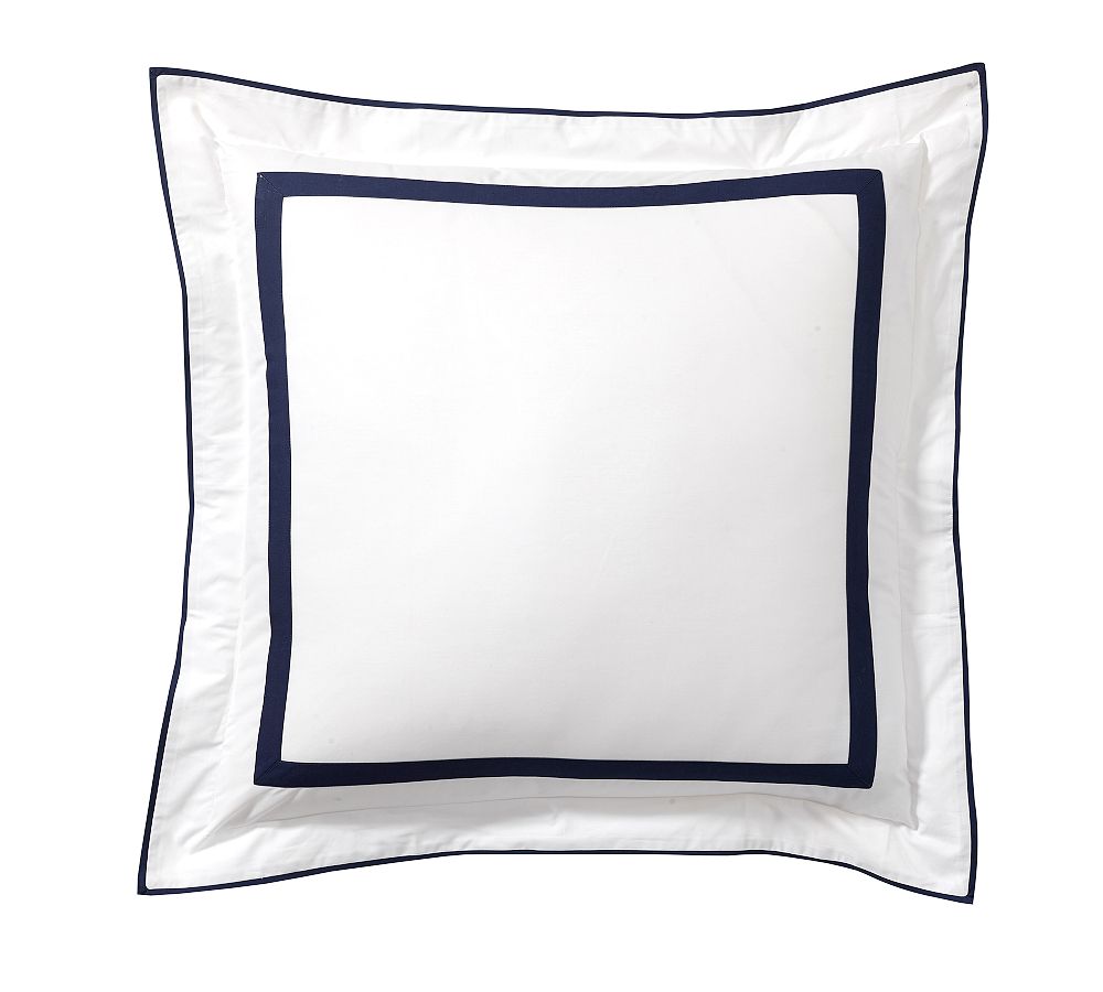 Morgan Banded 400-Thread-Count Organic Percale Sham