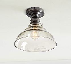 Vintage Glass Flush Mount (8&quot;)