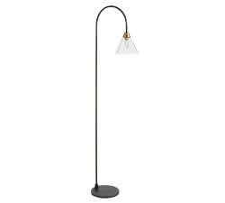 Claremont Flared Glass Floor Lamp (65&quot;)