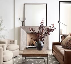 Kelby Mango Wood Square Mirror 42&quot; x 42&quot;