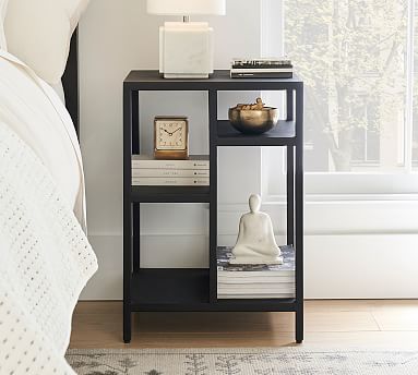Pottery barn black nightstand hotsell
