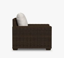 Torrey Wicker Square Arm Outdoor Lounge Chair