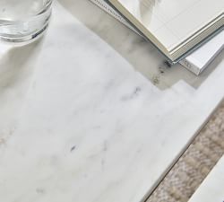 Open Box: Delaney 25&quot; Marble Bunching Table