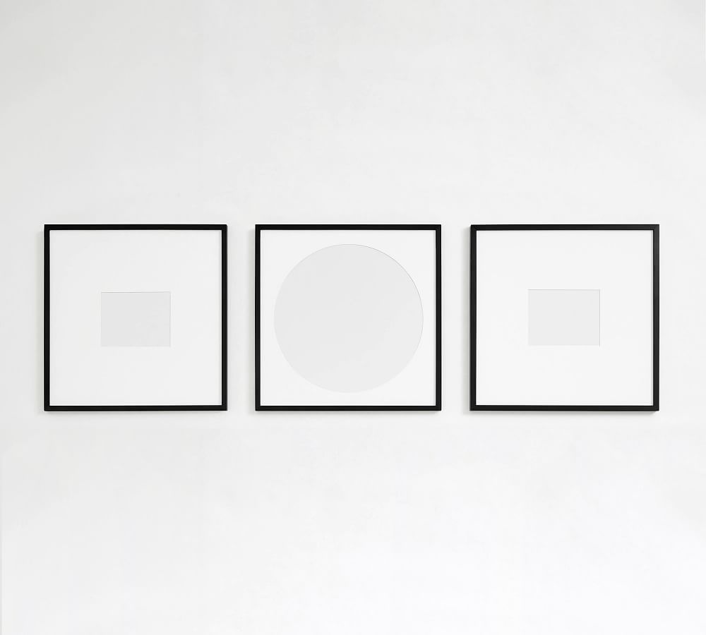 Wood Gallery Frames - 25x25 set of 3
