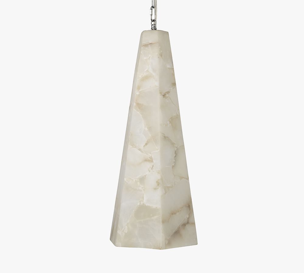 Bissell Alabaster Tapered Pendant (10&quot;)