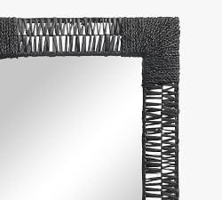 Cameron Jute Rectangular Mirror - 40&quot;W x 55&quot;H
