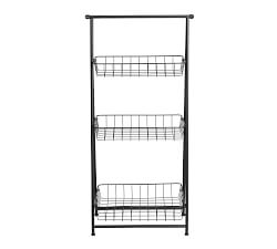 3-Tier A-Frame Wire Basket Shelf