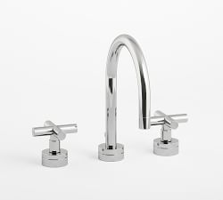 Hewitt Cross Handle Widespread Bathroom Sink Faucet